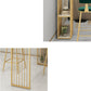 Modern Style Bar-height Table Gold Base Bar Table for Kitchen Clearhalo 'Bar Furniture' 'Bar Tables' 'bar_tables' 'furn' 'furn_bar_tables' 'Furniture' 'Kitchen & Dining Furniture' 6321391