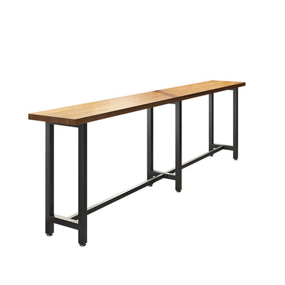 Table de bar rectangulaire à hauteur de bar Table de bar en bois massif d'une hauteur de 41,3 pouces
