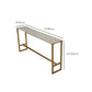 Glam Bar-height Table with Faux Marble Top Table for Patio Use Clearhalo 'Bar Furniture' 'Bar Tables' 'bar_tables' 'furn' 'furn_bar_tables' 'Furniture' 'Kitchen & Dining Furniture' 6321484