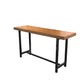 Table de comptoir rectangulaire en bois de style industriel, pour la maison