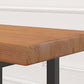 Table de comptoir rectangulaire en bois de style industriel, pour la maison