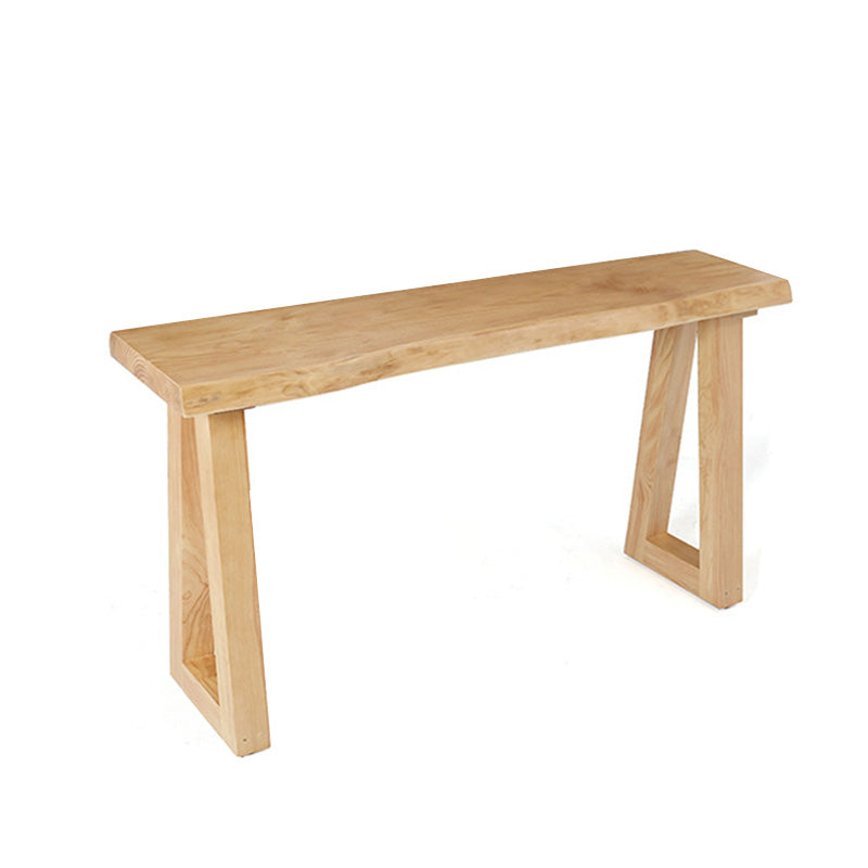 Modern 41.3"H Bar Table Rectangular Solid Wood Bistro Pub Table Without Chairs Clearhalo 'Bar Furniture' 'Bar Tables' 'bar_tables' 'furn' 'furn_bar_tables' 'Furniture' 'Kitchen & Dining Furniture' 6321856