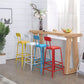 Modern 41.3"H Bar Table Rectangular Solid Wood Bistro Pub Table Clearhalo 'Bar Furniture' 'Bar Tables' 'bar_tables' 'furn' 'furn_bar_tables' 'Furniture' 'Kitchen & Dining Furniture' 6321860
