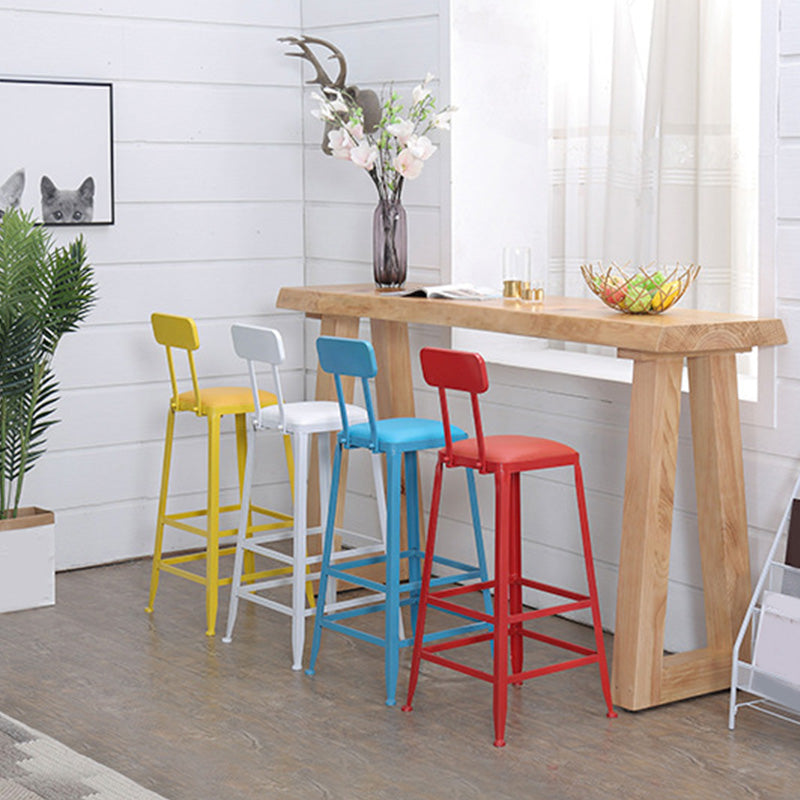 Modern 41.3"H Bar Table Rectangular Solid Wood Bistro Pub Table Clearhalo 'Bar Furniture' 'Bar Tables' 'bar_tables' 'furn' 'furn_bar_tables' 'Furniture' 'Kitchen & Dining Furniture' 6321860