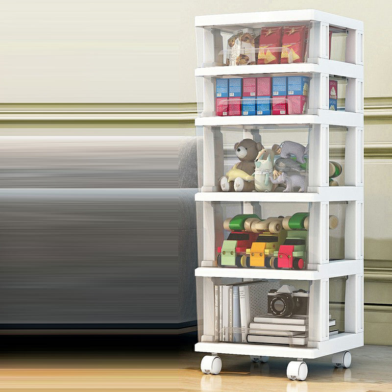 Armoire de rangement contemporaine avec des jambes armoire de garde-robe de 5 tirages