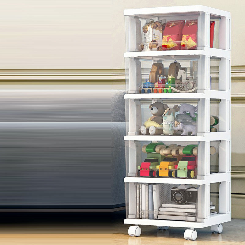 Armoire de rangement contemporaine avec des jambes armoire de garde-robe de 5 tirages