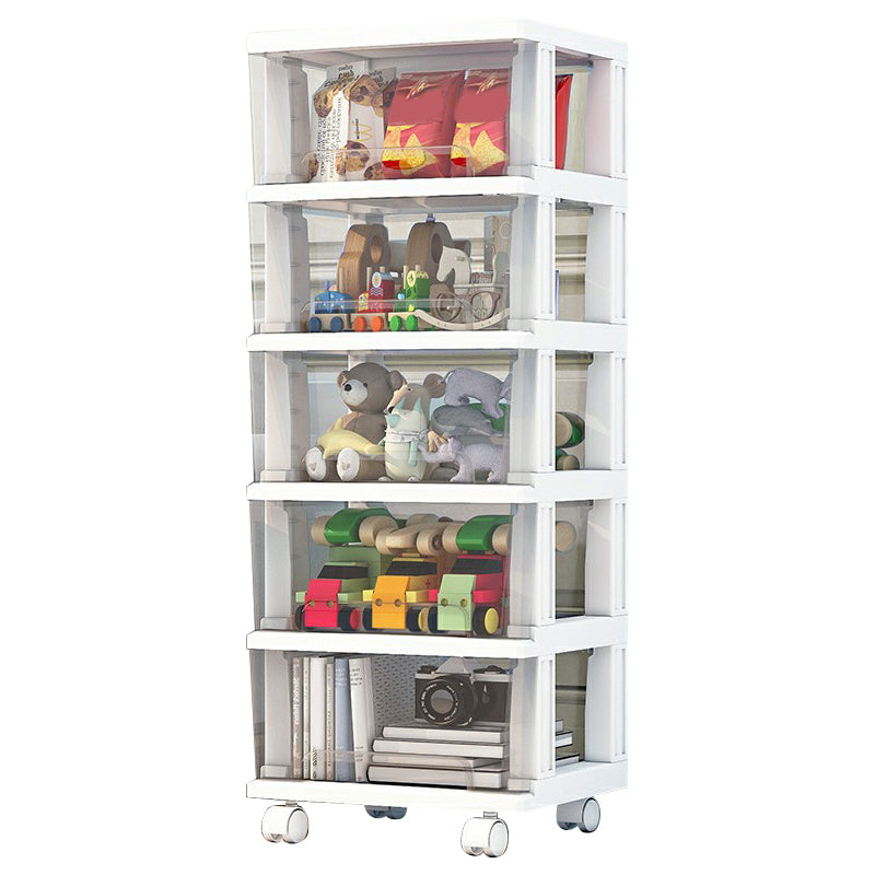 Armoire de rangement contemporaine avec des jambes armoire de garde-robe de 5 tirages