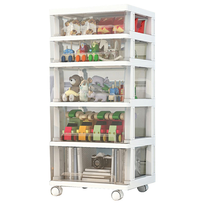 Armoire de rangement contemporaine avec des jambes armoire de garde-robe de 5 tirages