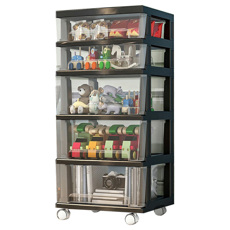 Armoire de rangement contemporaine avec des jambes armoire de garde-robe de 5 tirages