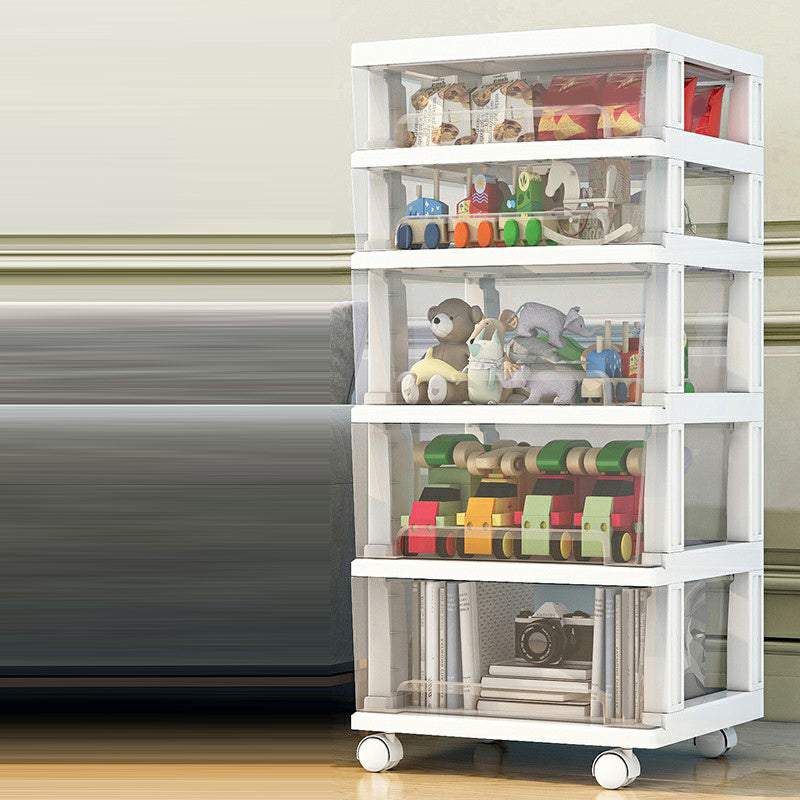 Armoire de rangement contemporaine avec des jambes armoire de garde-robe de 5 tirages