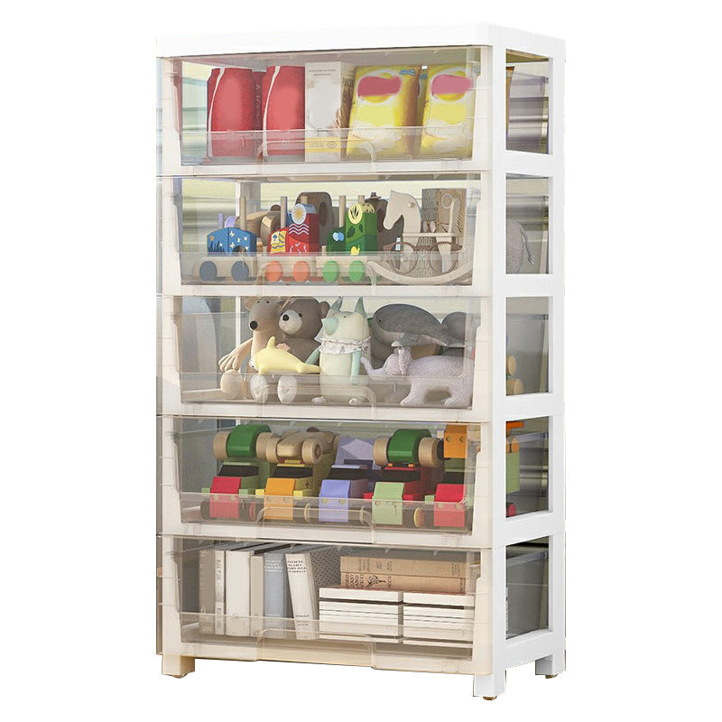 Armoire de rangement contemporaine avec des jambes armoire de garde-robe de 5 tirages