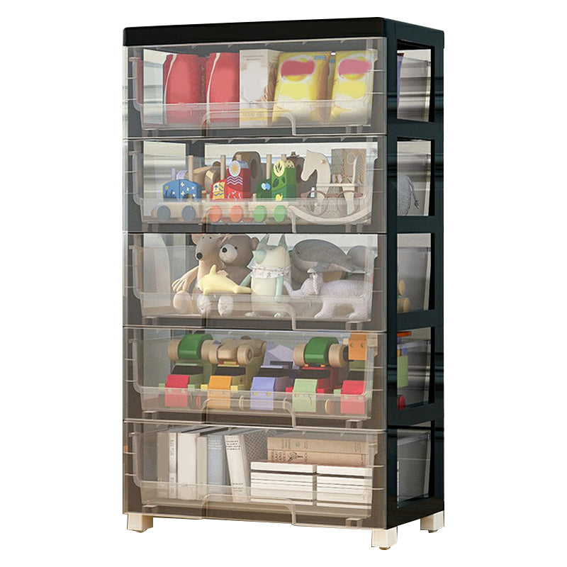 Armoire de rangement contemporaine avec des jambes armoire de garde-robe de 5 tirages