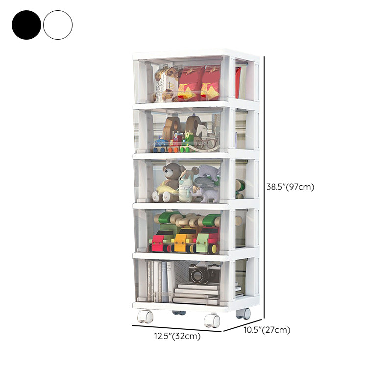 Armoire de rangement contemporaine avec des jambes armoire de garde-robe de 5 tirages