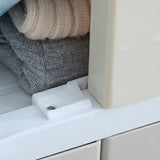 Contemporary Hinged Storage Cabinet Plastic Non-Hanging Armoire