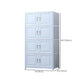 Contemporary Hinged Storage Cabinet Plastic Non-Hanging Armoire