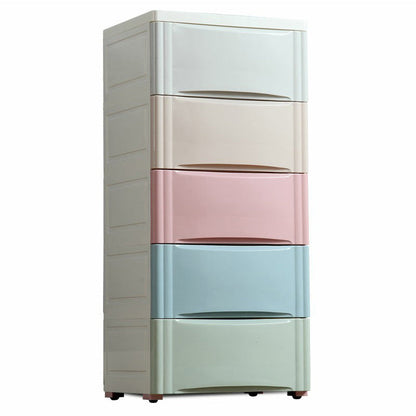 Armadio contemporaneo di armadio a 5 cassetti.