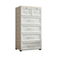 Armoire de garde-robe contemporaine avec tiroir en plastique armoire non conservateur