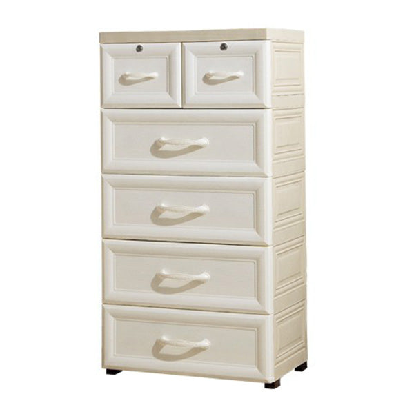 Armoire de garde-robe contemporaine avec tiroir en plastique armoire non conservateur