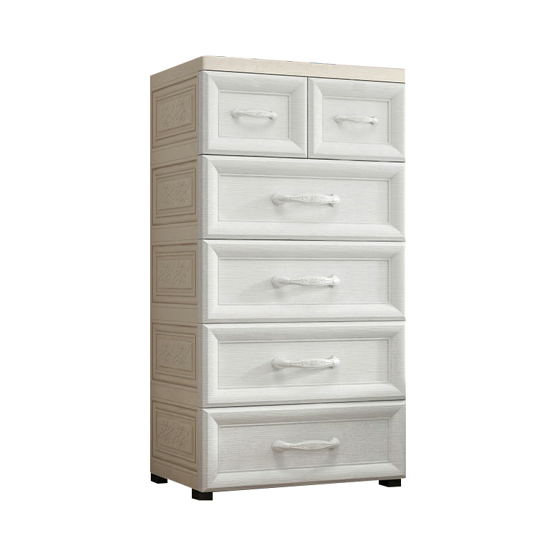 Armoire de garde-robe contemporaine avec tiroir en plastique armoire non conservateur