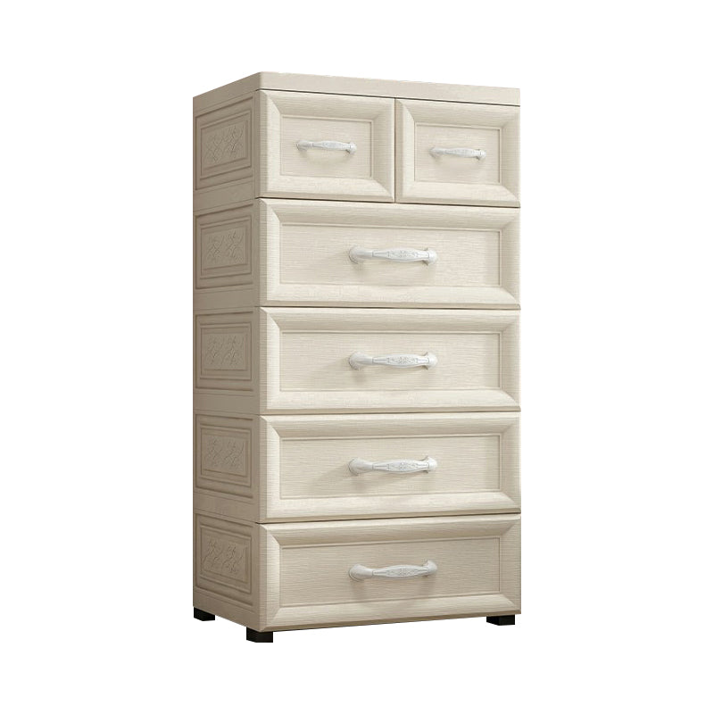 Armoire de garde-robe contemporaine avec tiroir en plastique armoire non conservateur