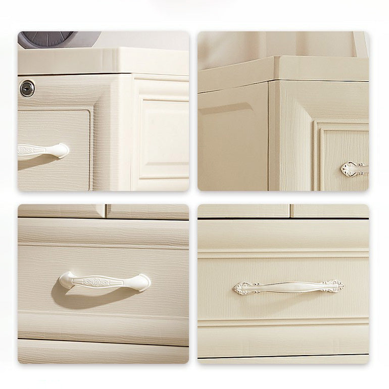 Armoire de garde-robe contemporaine avec tiroir en plastique armoire non conservateur