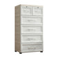 Armoire de garde-robe contemporaine avec tiroir en plastique armoire non conservateur