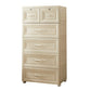 Armoire de garde-robe contemporaine avec tiroir en plastique armoire non conservateur
