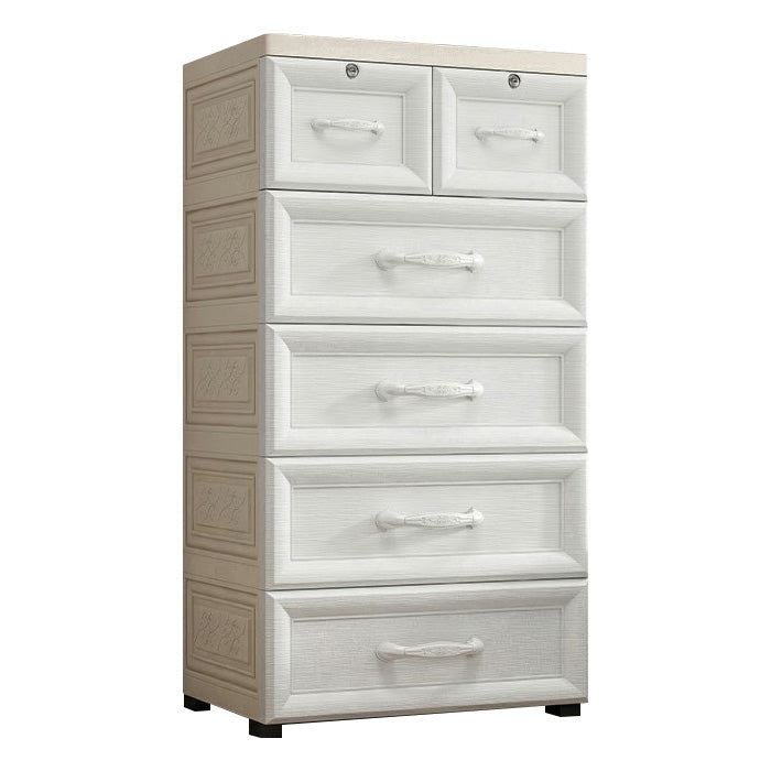 Armoire de garde-robe contemporaine avec tiroir en plastique armoire non conservateur
