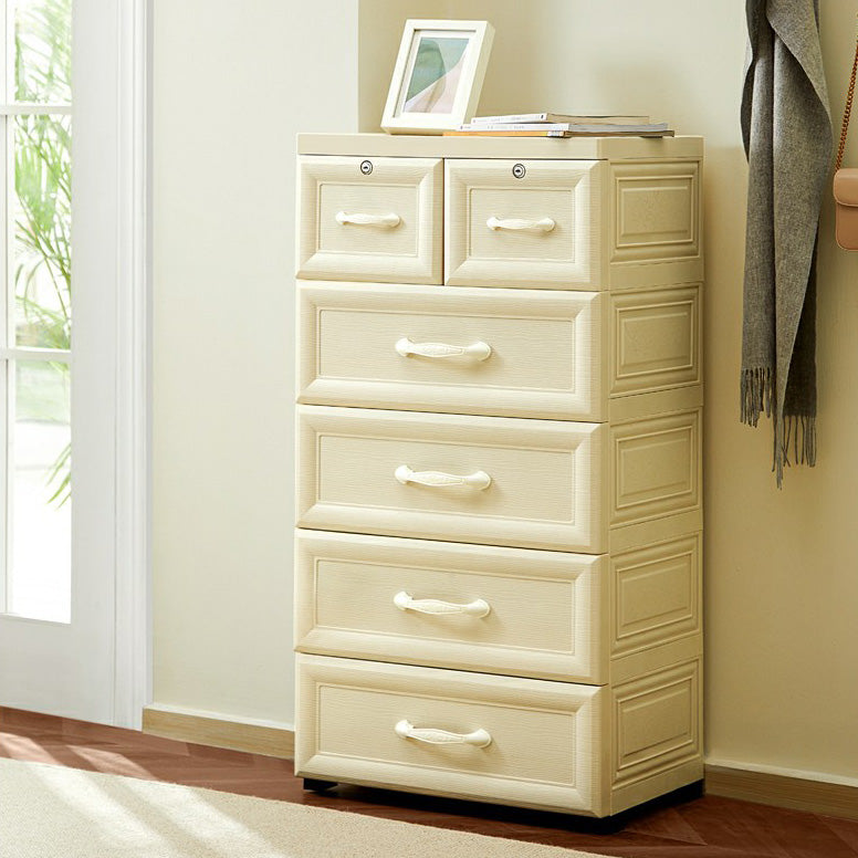 Armoire de garde-robe contemporaine avec tiroir en plastique armoire non conservateur