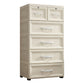 Armoire de garde-robe contemporaine avec tiroir en plastique armoire non conservateur