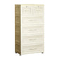 Armoire de garde-robe contemporaine avec tiroir en plastique armoire non conservateur
