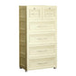 Armoire de garde-robe contemporaine avec tiroir en plastique armoire non conservateur