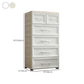 Armoire de garde-robe contemporaine avec tiroir en plastique armoire non conservateur