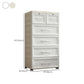 Armoire de garde-robe contemporaine avec tiroir en plastique armoire non conservateur