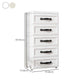 Armoire de garde-robe contemporaine avec tiroir en plastique armoire non conservateur