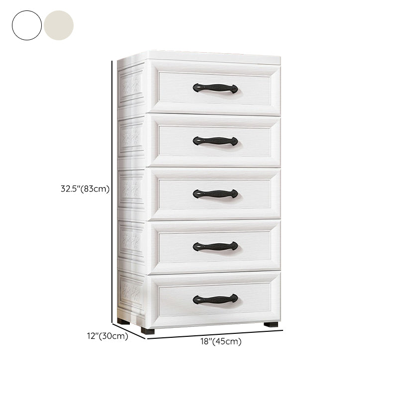 Armoire de garde-robe contemporaine avec tiroir en plastique armoire non conservateur