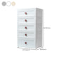 Plastic 5-drawer Storage Cabinet Modern Wardrobe Armoire with Legs Clearhalo 'Armoires & Wardrobes' 'armoires_wardrobes' 'Bedroom Furniture' 'furn' 'furn_armoires_wardrobes' 'Furniture' 6322074
