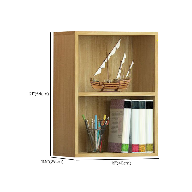 Lichte houten afwerking niet-hangende armoire moderne opbergkast voor thuis