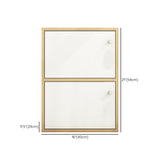 Lichte houten afwerking niet-hangende armoire moderne opbergkast voor thuis