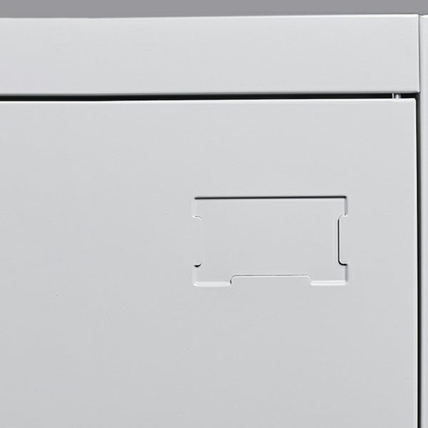 Armoire en métal moderne pour armoire à finition mate à la maison avec portes à charnière