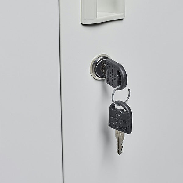 Armoire en métal moderne pour armoire à finition mate à la maison avec portes à charnière