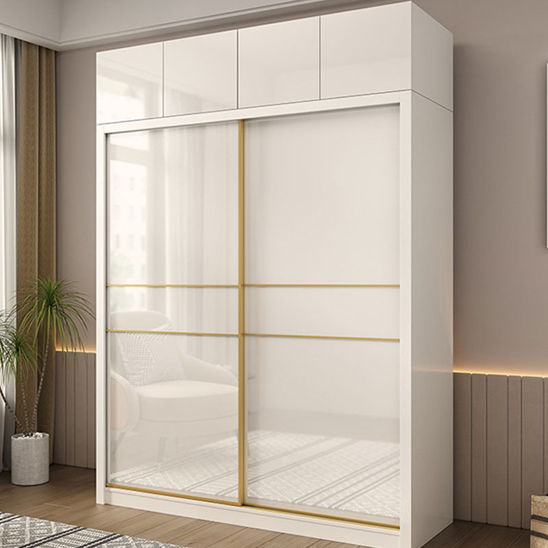 Armadietto in legno fabbricato con mobile in magazzino bianco lucido contemporaneo per la casa