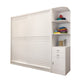 Modern Storage Cabinet with Sliding Doors Manufactured Wood White Cabinet for Bedroom