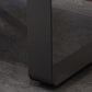 Solid Wood Sled Coffee Cocktail Table in Brown of 17.7" High