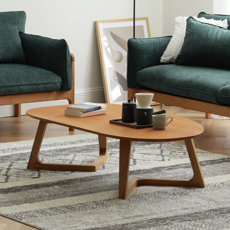 Solid Wood Coffee Table Nordic Style Minimalist Coffee Table