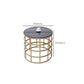 Contemporary Simple Glass Round Coffee Cocktail Table - 17.7" H Clearhalo 'Coffee & Accent Tables' 'Coffee Tables' 'coffee_tables' 'furn' 'furn_coffee_tables' 'Furniture' 'Living Room Furniture' 6322622
