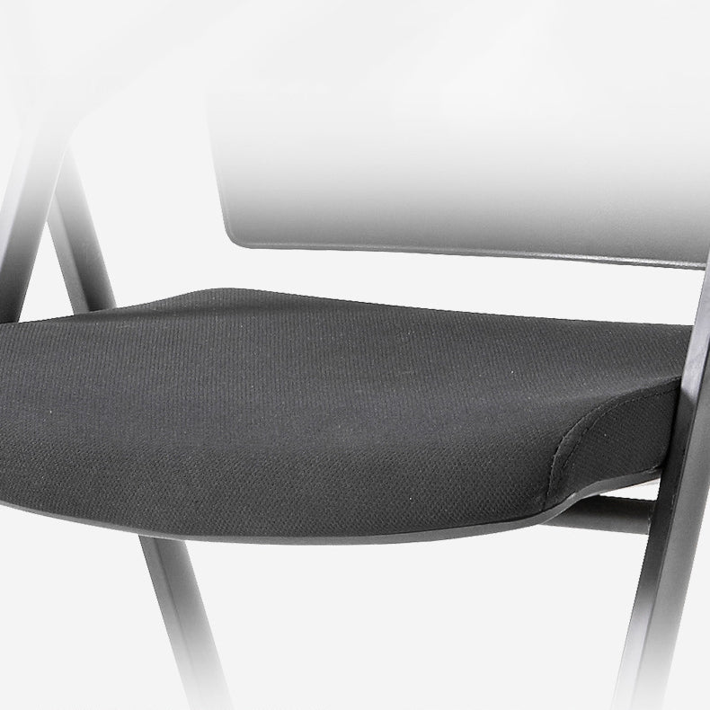 19" Wide Contemporary Desk Chair Black No Wheels Office Chair Clearhalo 'furn' 'furn_office_chair' 'Furniture' 'Office Chairs' 'Office Furniture' 'office_chair' 6322791