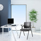 19" Wide Contemporary Desk Chair Black No Wheels Office Chair Clearhalo 'furn' 'furn_office_chair' 'Furniture' 'Office Chairs' 'Office Furniture' 'office_chair' 6322794