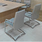 Modern Fixed Arms Desk Chair Faux Leather Mid Back Office Chair Clearhalo 'furn' 'furn_office_chair' 'Furniture' 'Office Chairs' 'Office Furniture' 'office_chair' 6322824