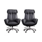 High Back Armless Managers Chair Modern Faux Leather Executive Chair 2 Piece Set Clearhalo 'furn' 'furn_office_chair' 'Furniture' 'Office Chairs' 'Office Furniture' 'office_chair' 6322832